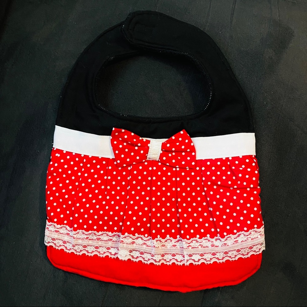Handmade Minnie inspired bib